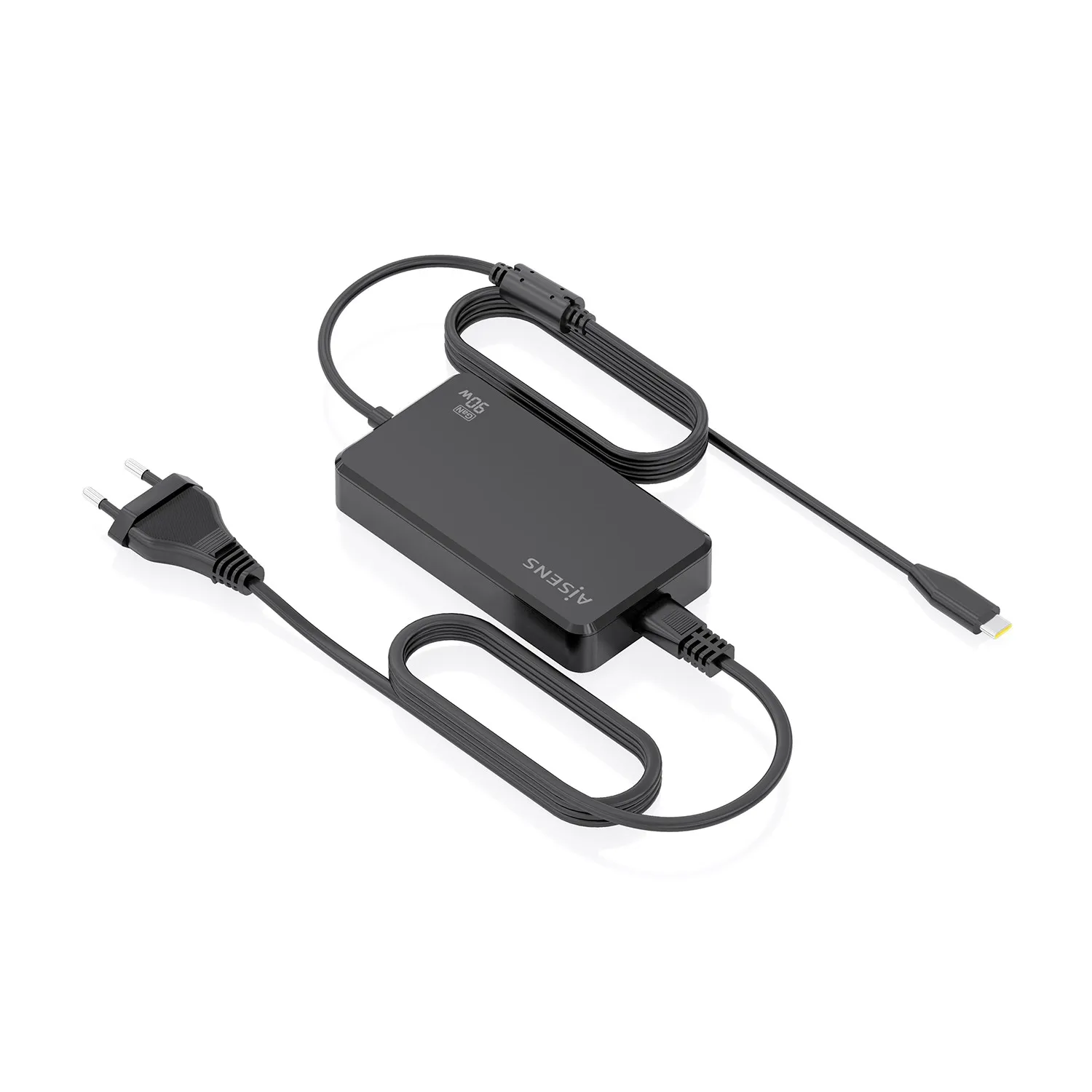 AISENS ASCH-1PD90D069-BK adattatore e invertitore Interno 90 W Nero - immagine 1