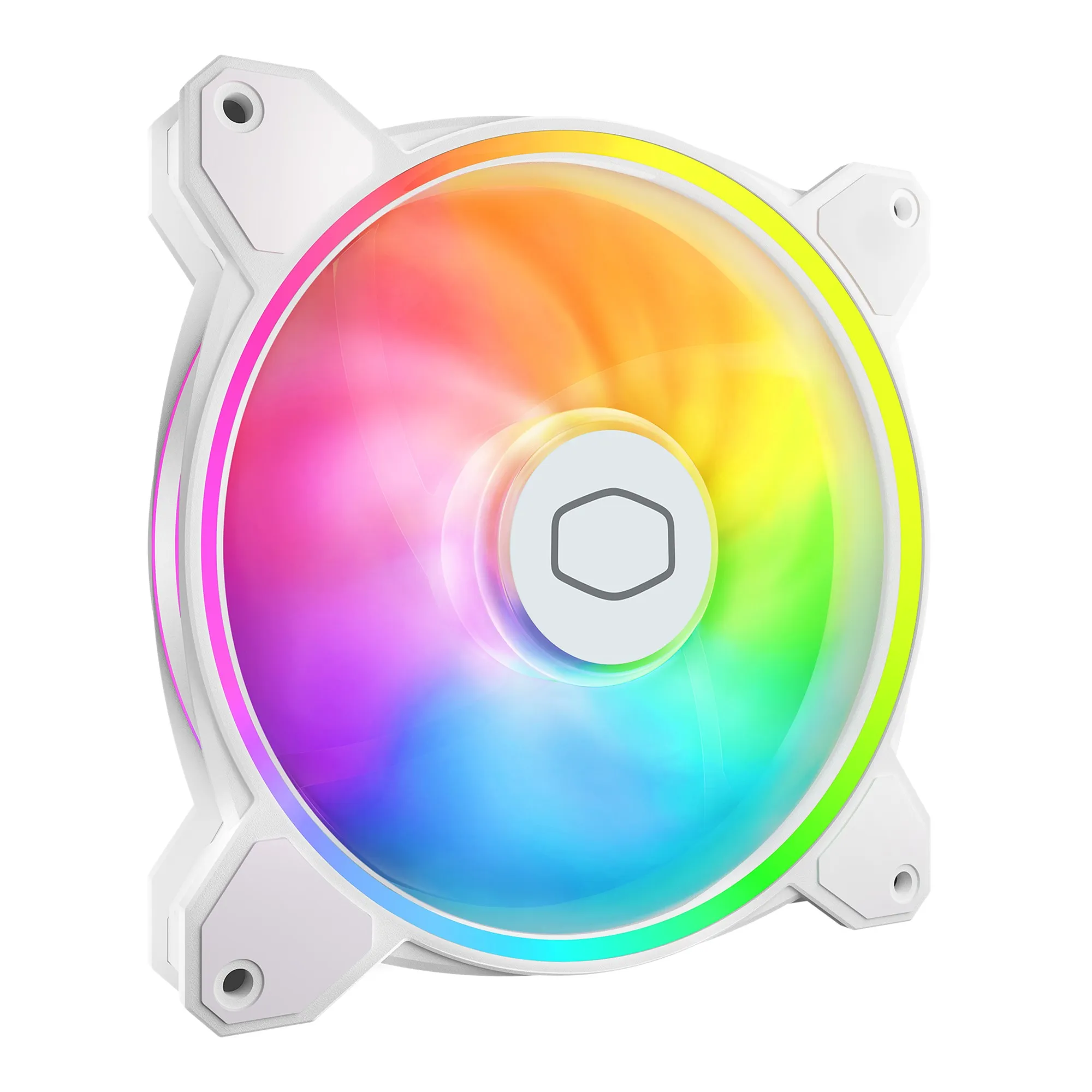 Cooler Master MasterFan MF140 HALO² White Edition Case per computer Ventilatore 14 cm Bianco - immagine 1
