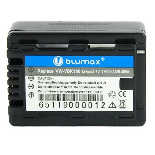 Batteria Panasonic VW-VBK180 1750mAh Li-lon - immagine 1