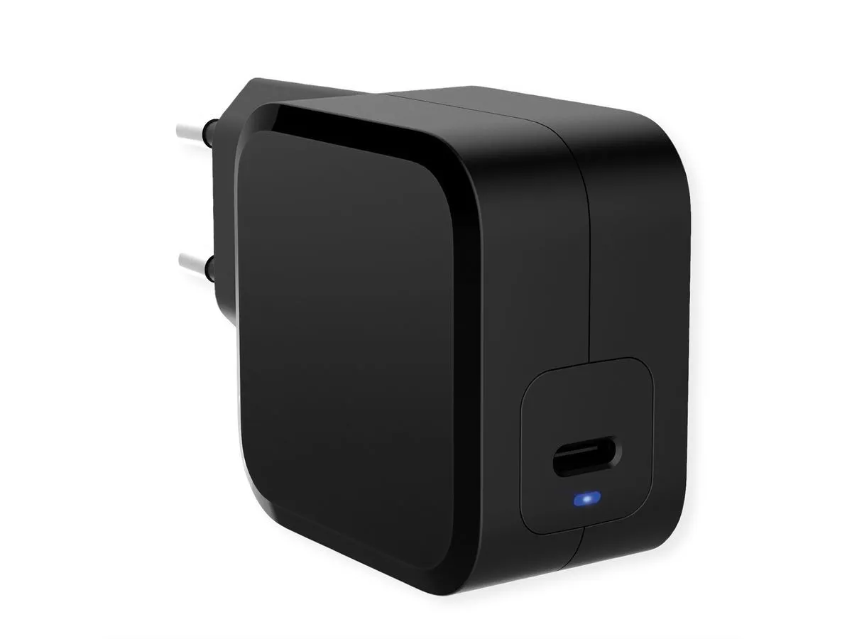 Value Caricatore Da Parete 1 Porta 45W Nero - immagine 1