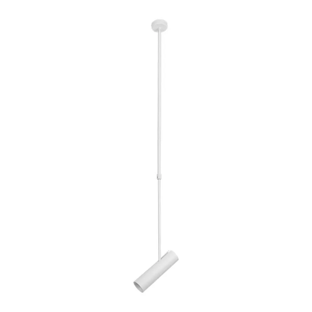 V-TAC Portafaretto LED a Sospensione GU10 Corpo in Alluminio Bianco D:60*220MM - immagine 1
