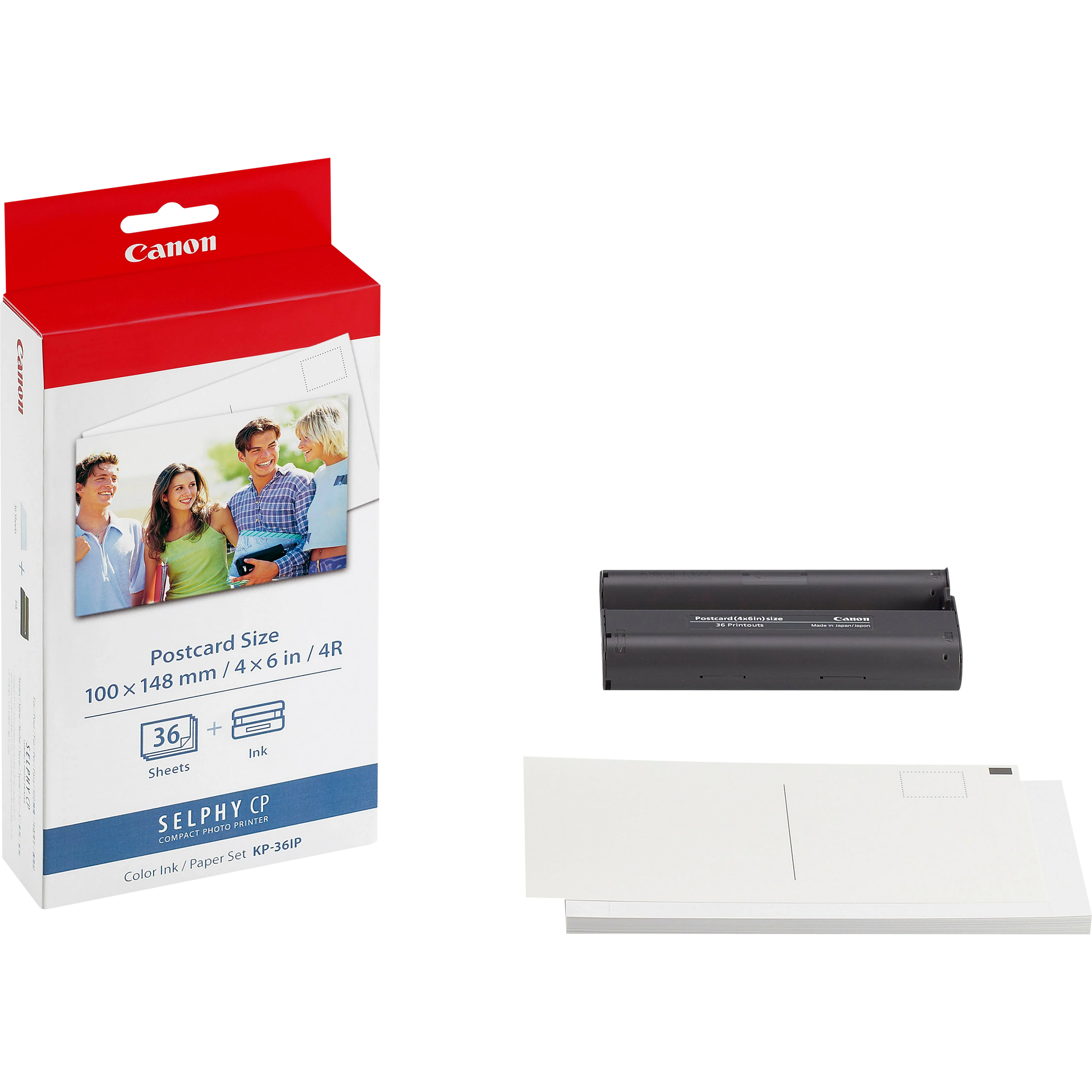 Canon Set inchiostro a colori KP-36IP e carta 100 x 148 mm 36 fogli - immagine 1