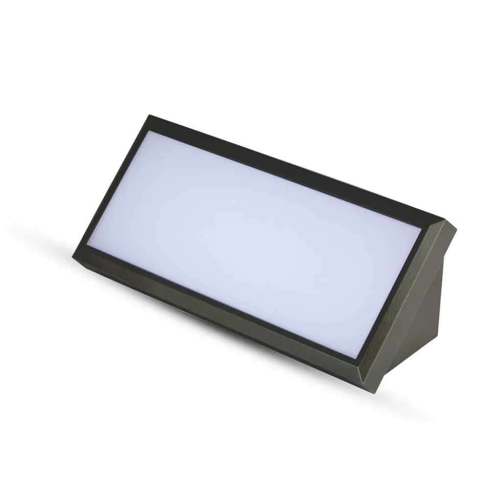 V-TAC Lampada LED da Muro Angolare 12W Colore Nero 4000K IP65 - immagine 1