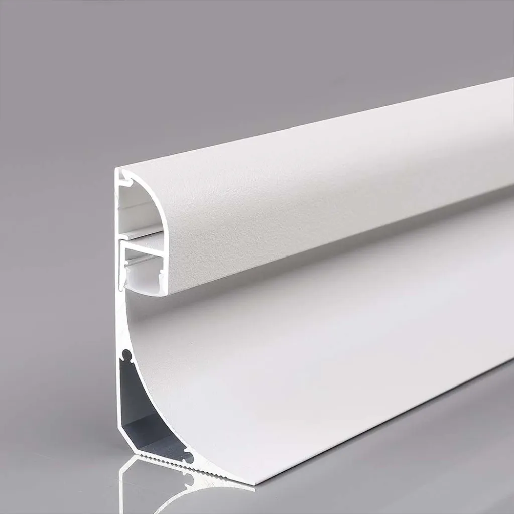 V-TAC Led Strip Mounting Kit With Diffuser Aluminum 2000*60*36mm Silver Body - immagine 1