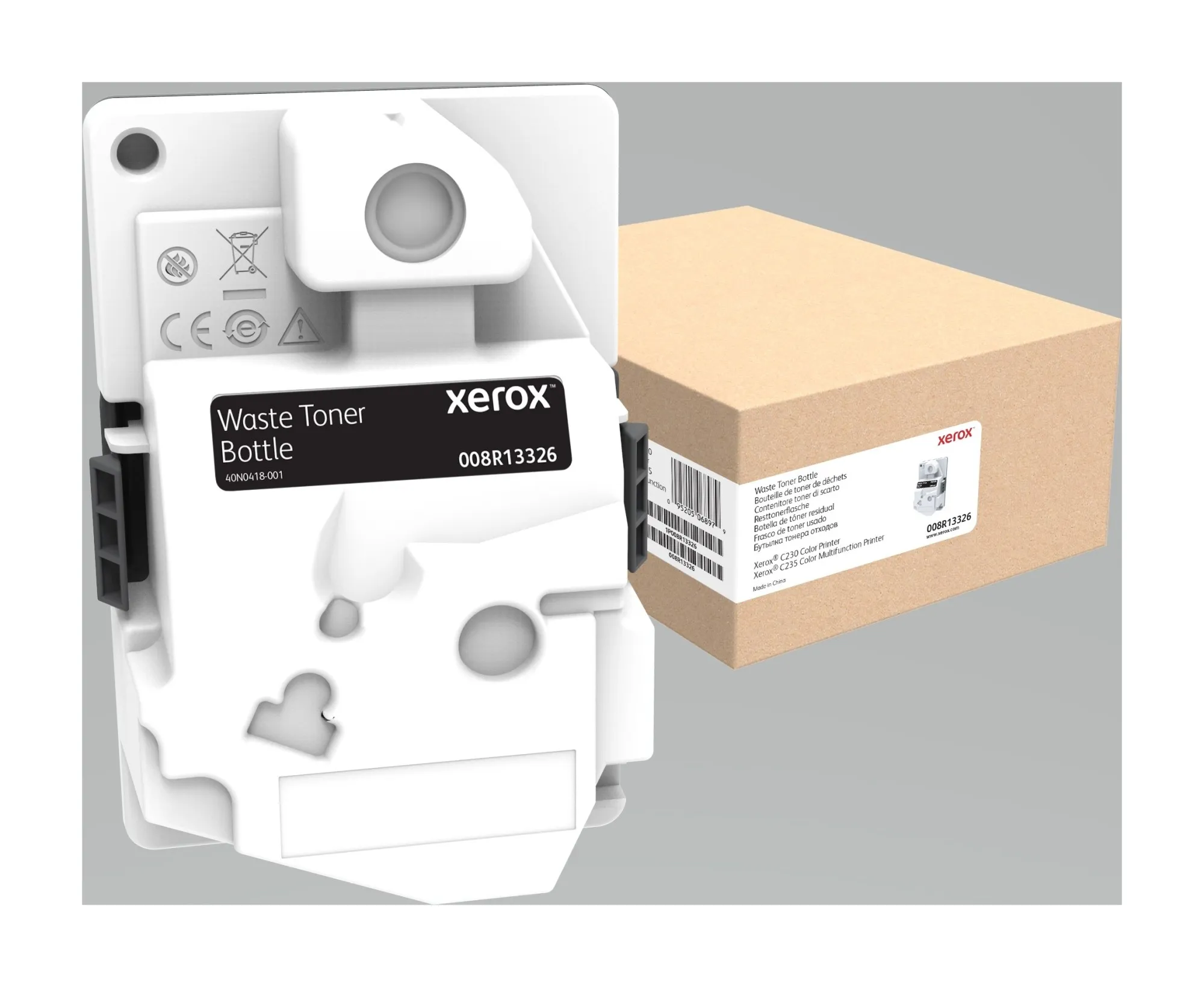 ORIGINALE Xerox vaschetta di recupero nero 008R13326 C230/235 15000 pagine - immagine 1