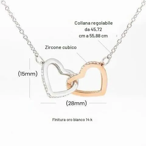 NONNA PROFESSIONISTA Collana Donna Alla mia MIgliore Amica Argento Idee Regali per lei Compleanno o Natale - Cofanetto con DEDICA incluso (Oro - Amica) - immagine 6