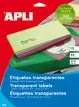 APLI 10053 etichetta per stampante Trasparente - immagine 1