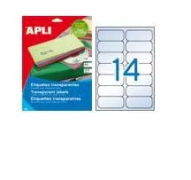 APLI 10052 etichetta per stampante Trasparente - immagine 1