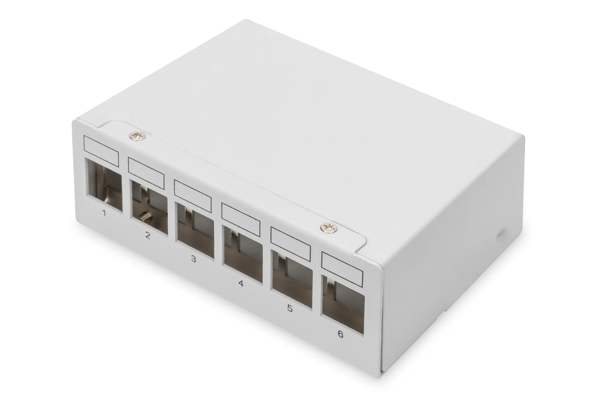 Digitus Desktop Modular Blank Patch Panel Schermato 6 Porte - immagine 1