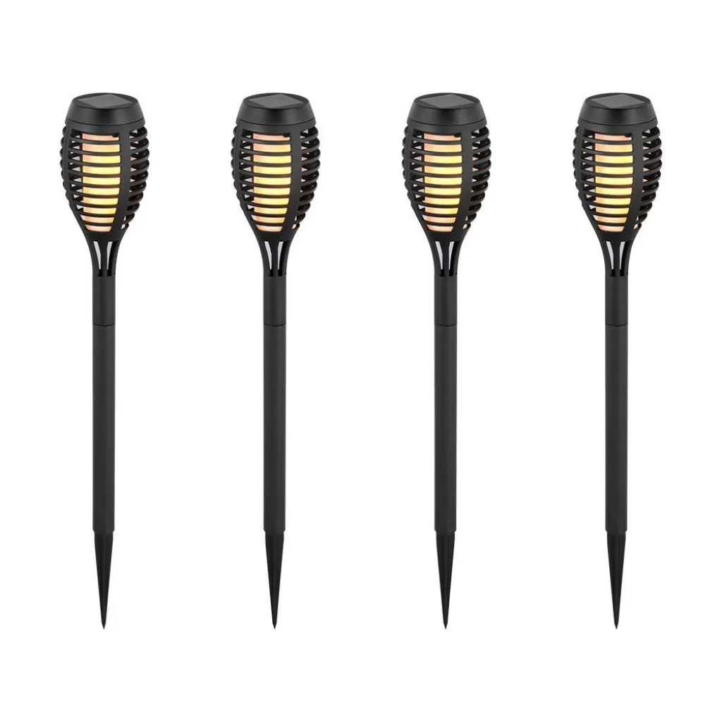 V-TAC Lampada Solare LED a Forma di Torcia 1W 2200K (Confezione 4 pezzi) - immagine 1