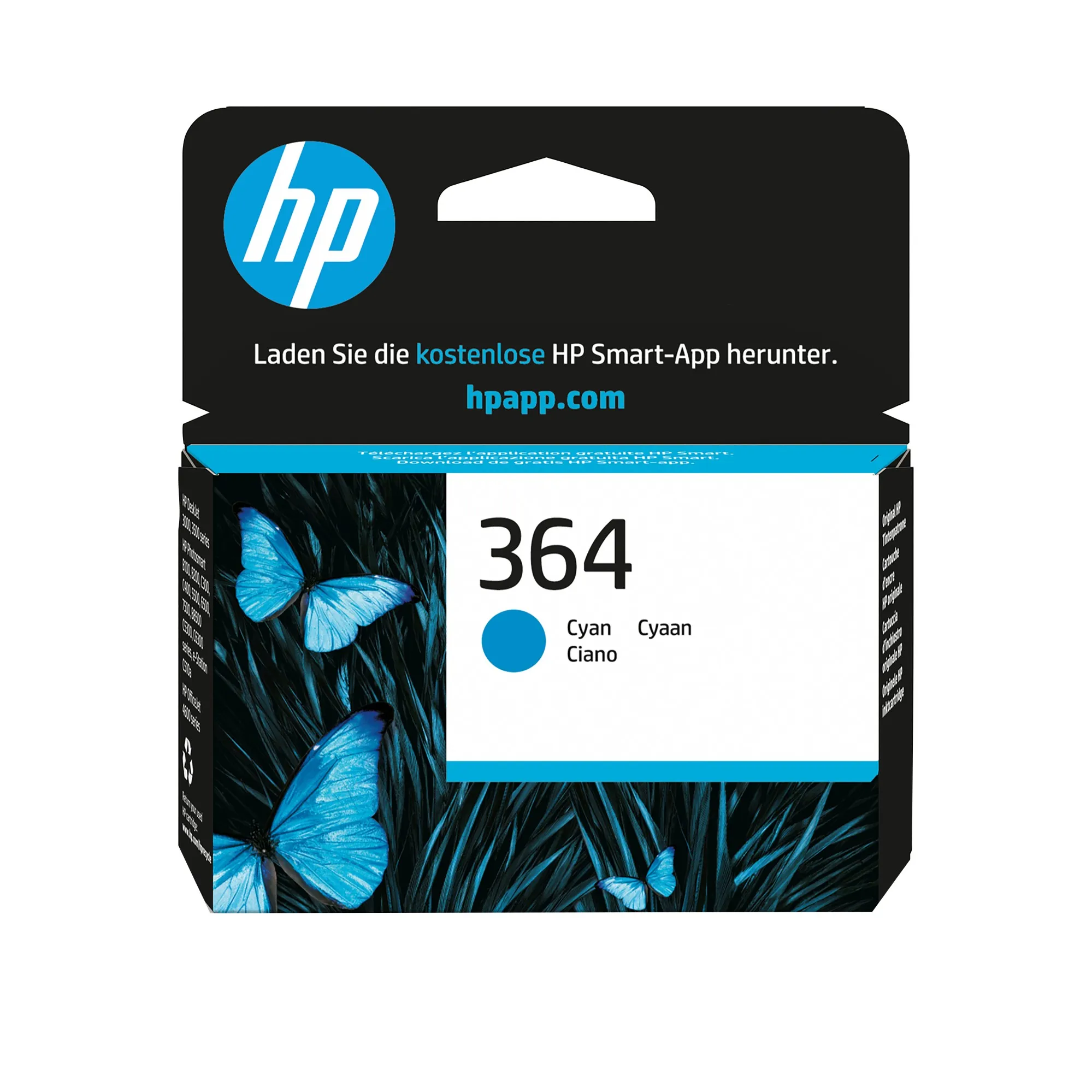 HP Cartuccia originale inchiostro ciano 364 - immagine 1