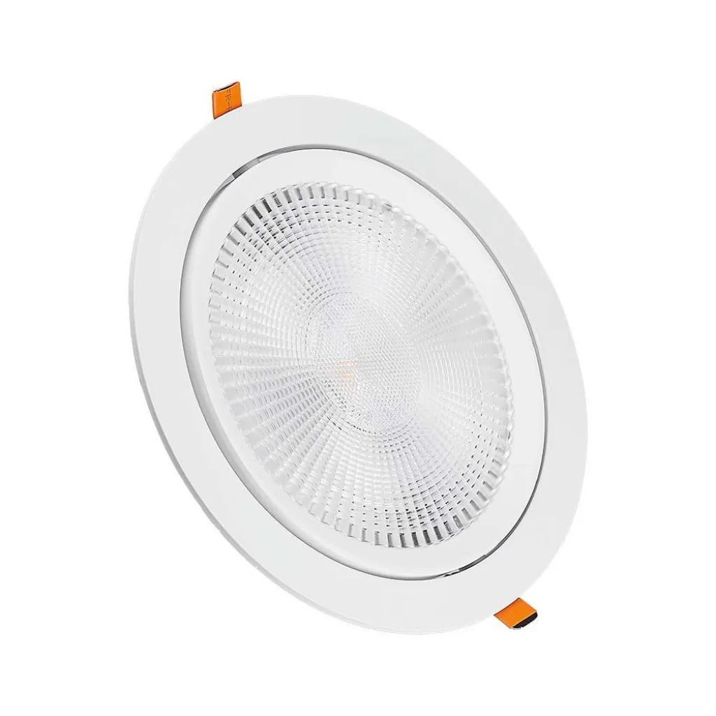 V-TAC PRO Faretto LED Chip Samsung da Incasso 20W Orientabile 3000K - immagine 1