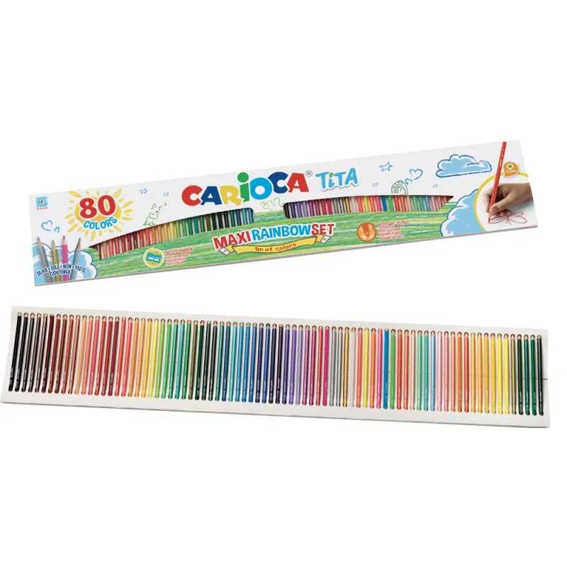 Carioca 42890 pastello colorato Colori assortiti 80 pz - immagine 1