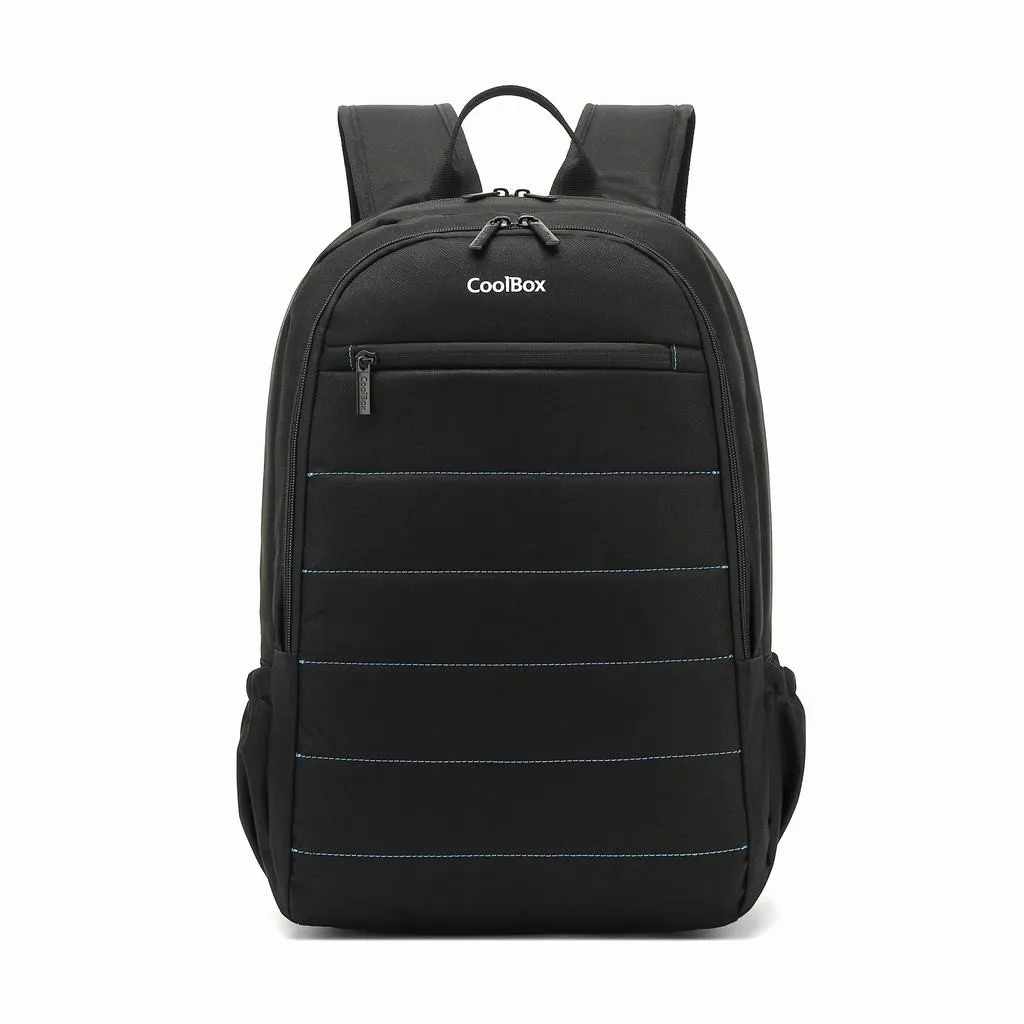 CoolBox COO-BAG15-2N borsa per laptop 396 cm (15.6) Zaino Nero - immagine 1