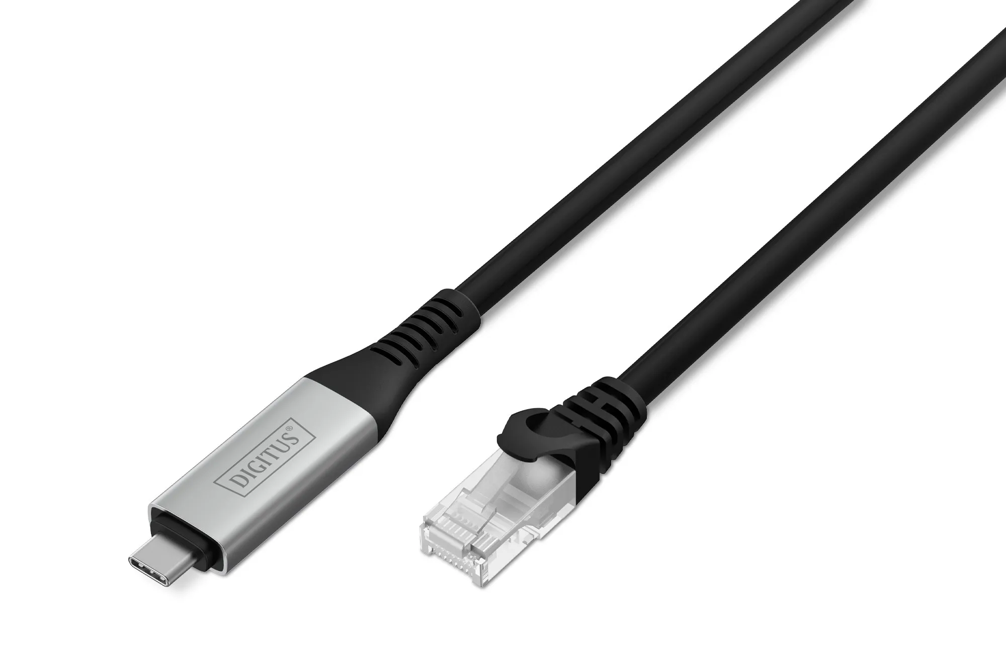 Digitus Usb-C 3.2 Gen1 - Cavo Ethernet Rj45 1Gbit/S 2 Mt. Colore Nero - immagine 1