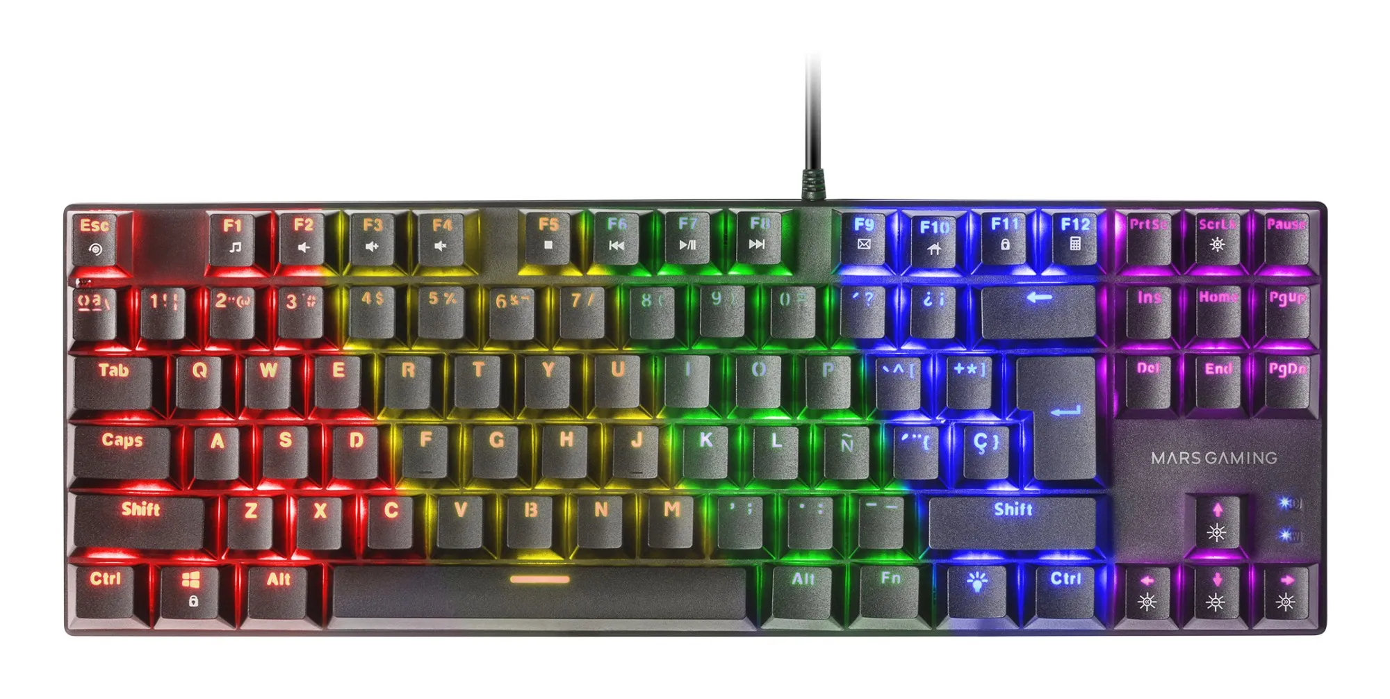 Mars Gaming MK80 tastiera USB QZERTY Italiano Nero - immagine 1