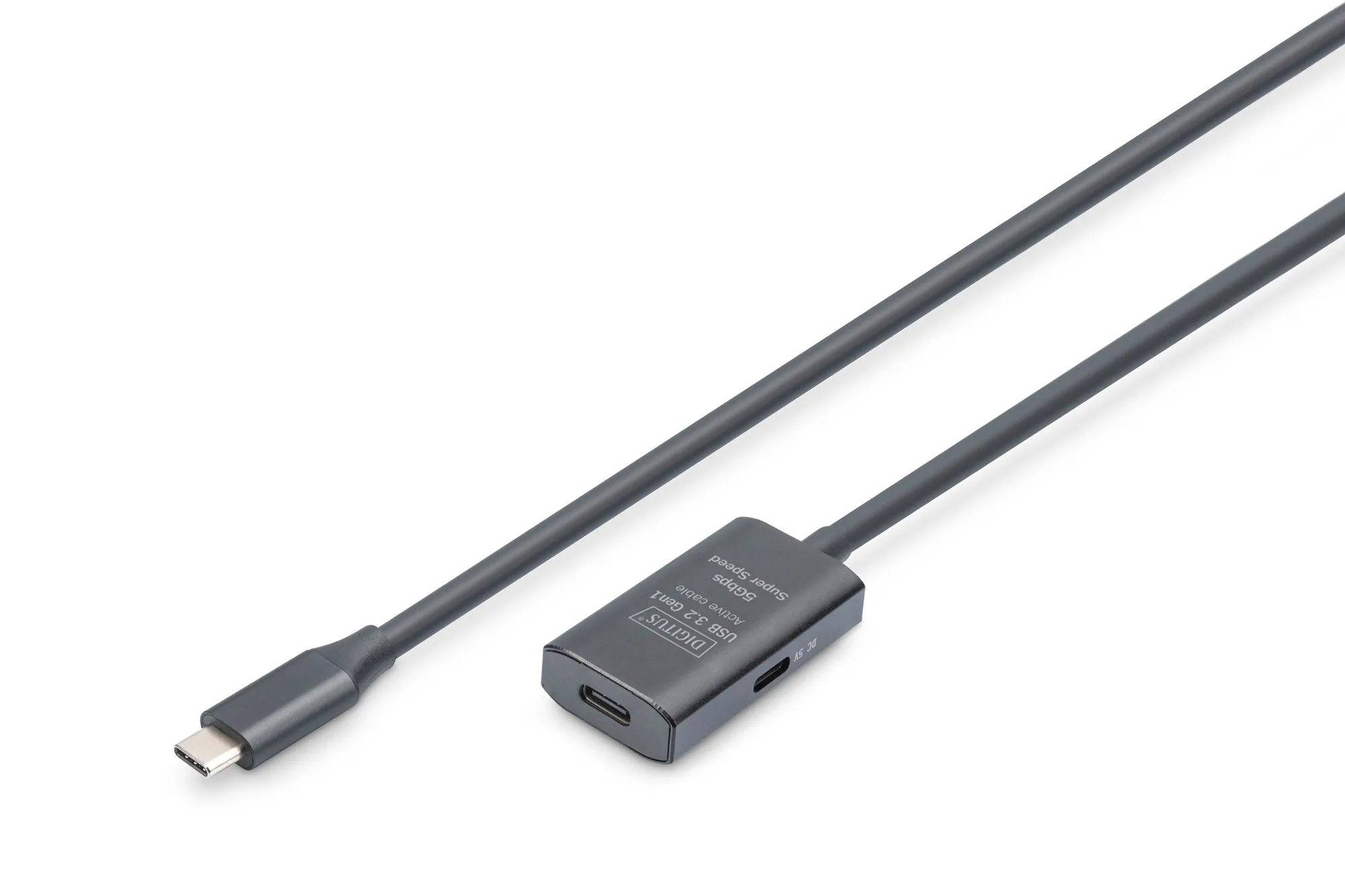 Active Usb 3.2 Gen1 5G Extension Cable Usb-C - Usb-C 5M - immagine 1