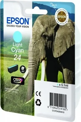 ORIGINALE Epson Cartuccia d'inchiostro ciano (chiaro) C13T24254012 24 360 pagine 51ml - immagine 1