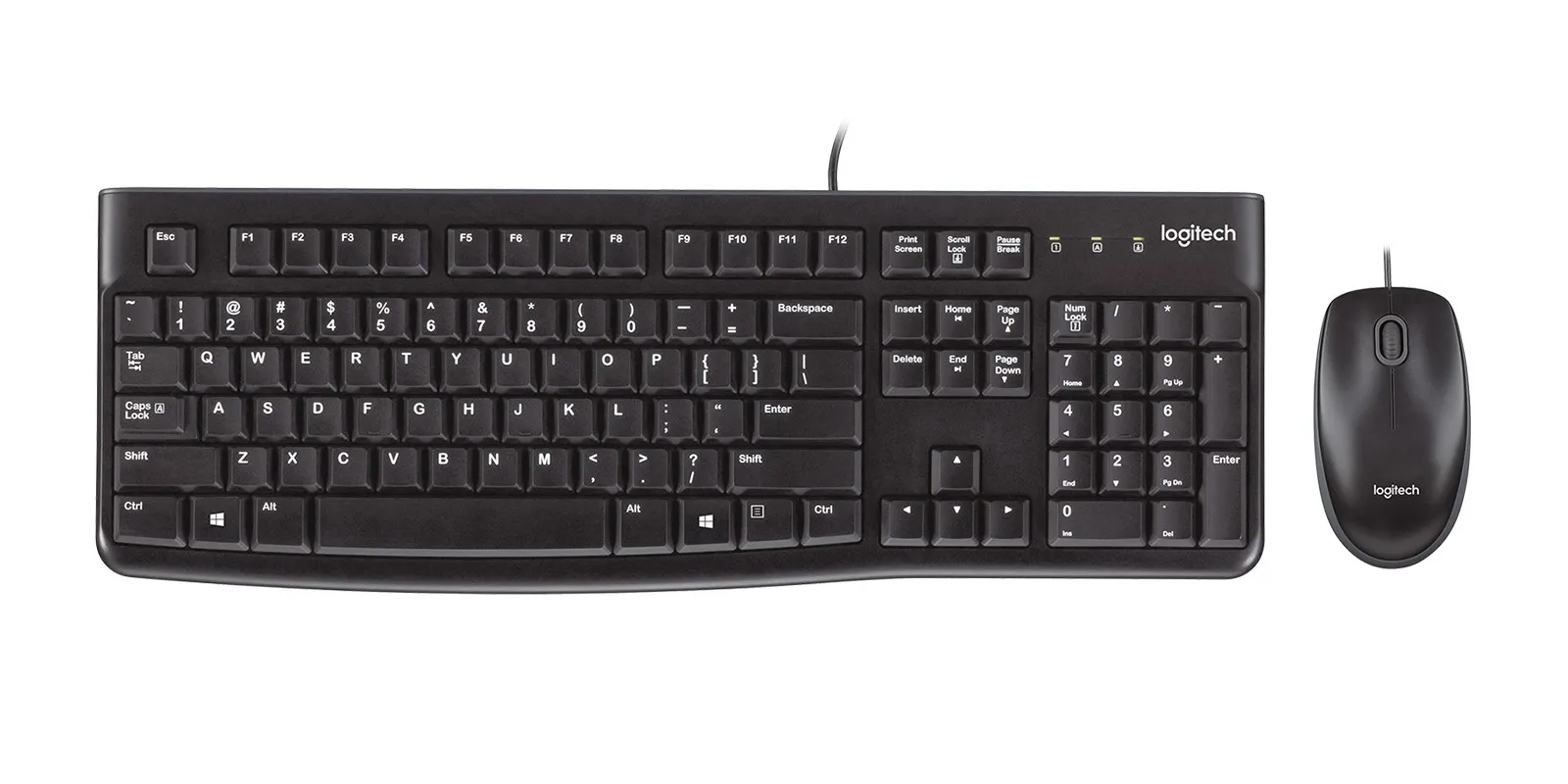 Logitech 920-002562 tastiera Mouse incluso Ufficio USB QWERTY US International Nero - immagine 1