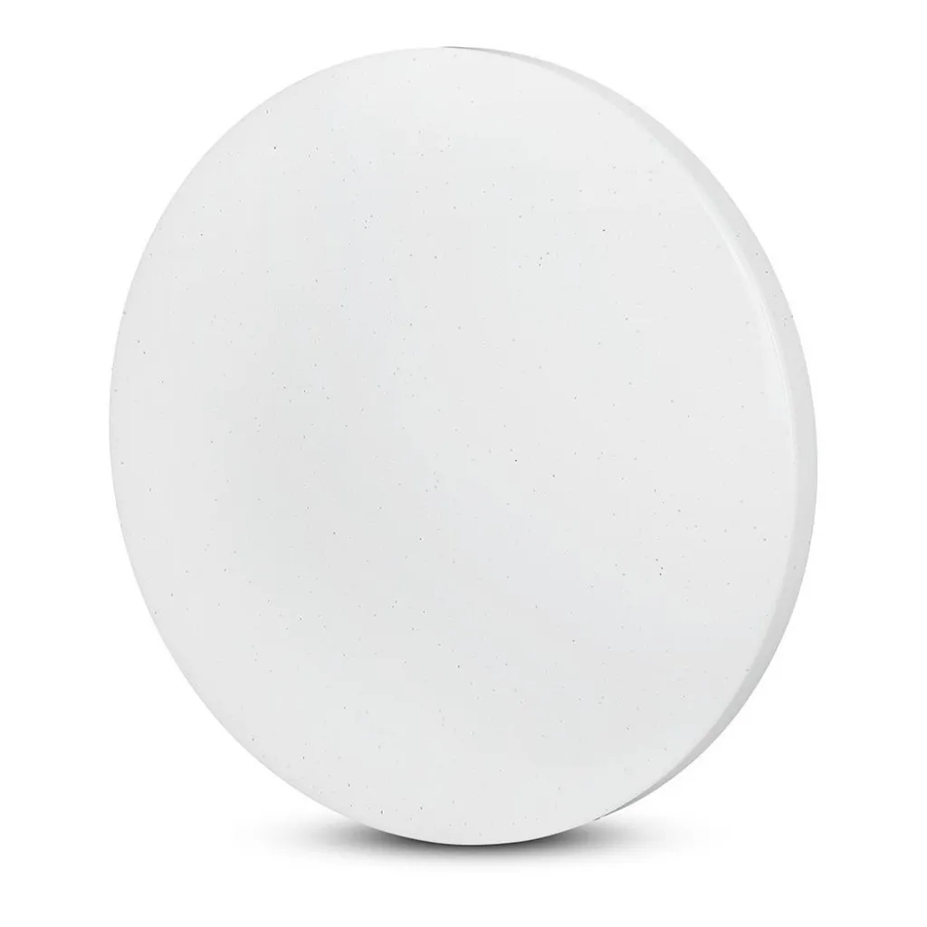 V-TAC Plafoniera LED Rotonda 24W con Interruttore Cambia Colore 3 in 1 Effetto Stellato d: 350mm h: 55mm - immagine 1