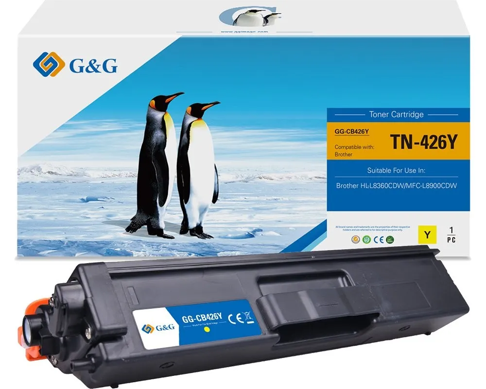 Toner G&G Br Tn426 Y 6500 Pag - immagine 1