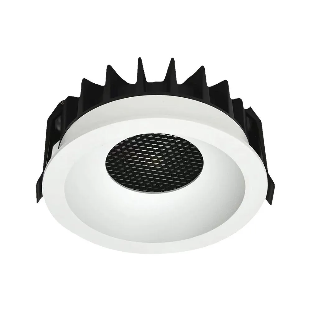 Faretto LED da Incasso 24W Chip LED COB Bridgelux a Nido d'Ape Colore Bianco CRI>90 CCT 3in1 3000K-6400K - immagine 1