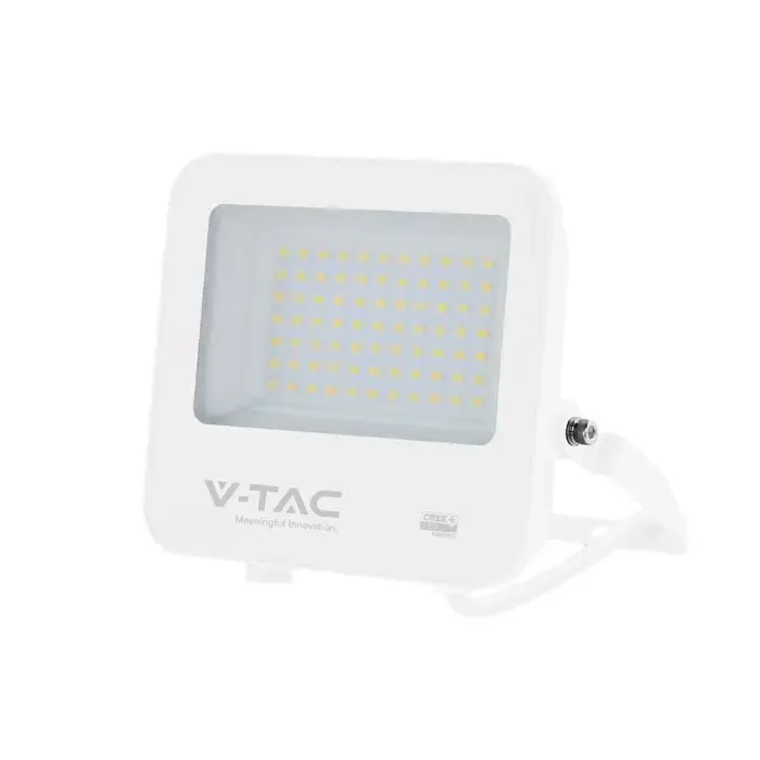 V-TAC Faro Slim LED SMD Chip CREE 50W 135LM/W Cavo 15cm Bianco 4000K IP65 - immagine 1