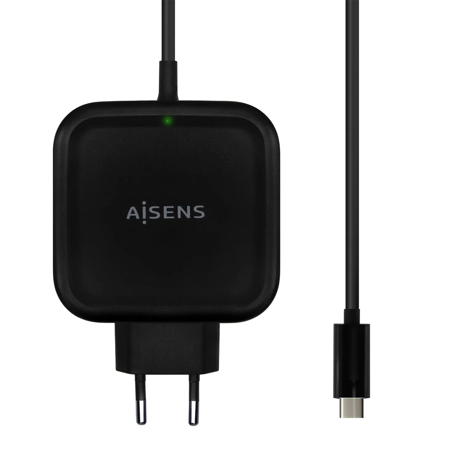 AISENS ASCH-1PD65WL-BK Caricabatterie per dispositivi mobili Nero Interno - immagine 1