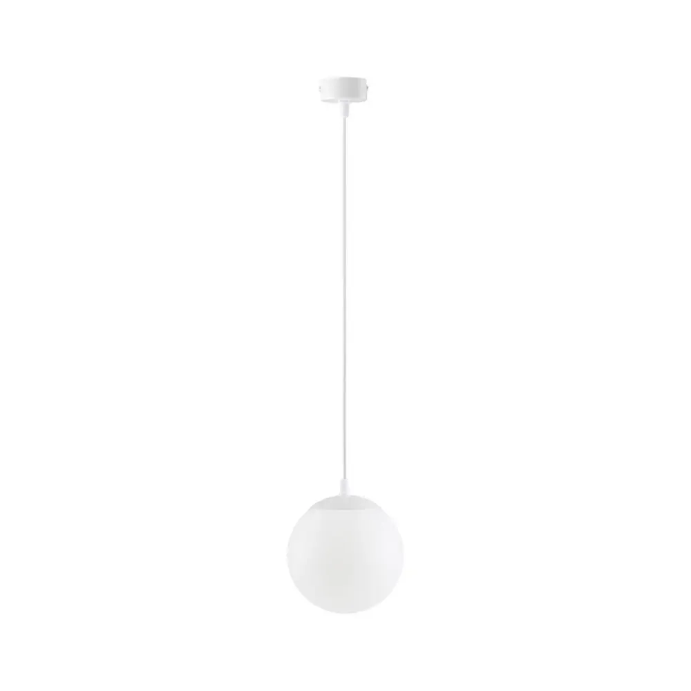V-TAC Lampada LED a Sospensione 12W Allumino e Vetro Colore Bianco H1396x150mm CCT - immagine 1