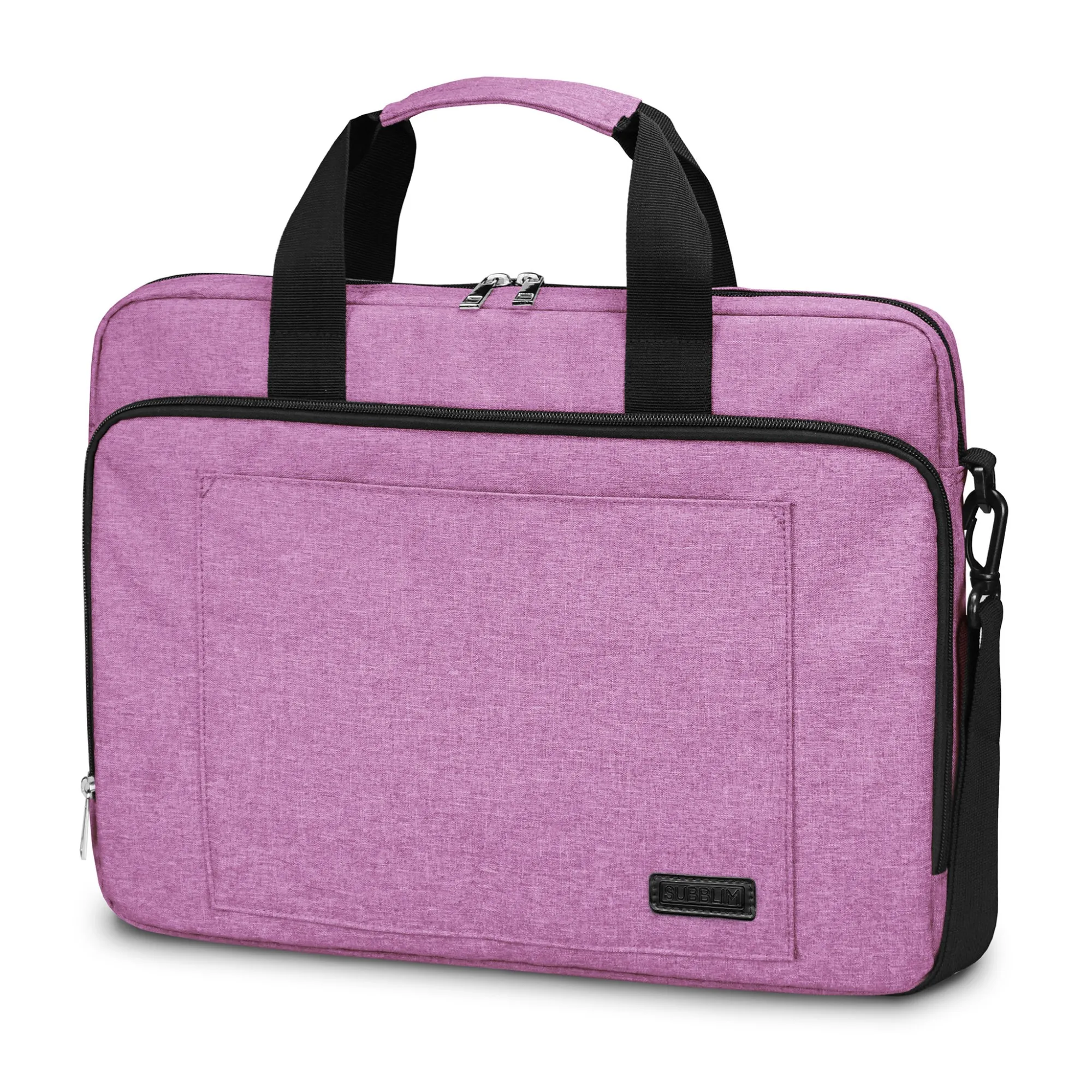 Subblim Maletin para Portatiles de hasta 15.6 Pulgadas - Proteccion Air Padding - Resistente Poliester Oxford - Repelente de Liquidos - Color Rosa - immagine 1