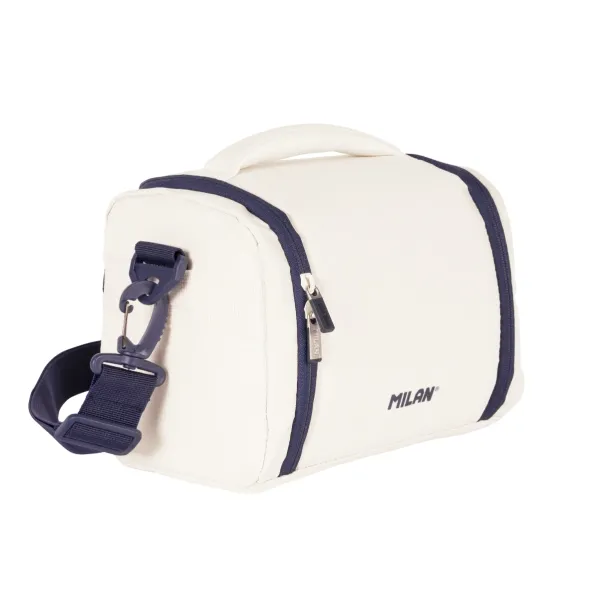 Borsa termica per alimenti Milan 430 Since 1918 da 5 litri - Grande capacità - Apertura completa - 245x20x16 cm - Beige - immagine 1