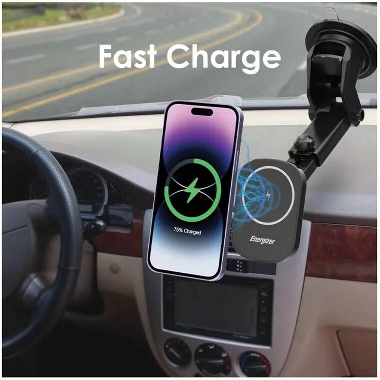 Energizer Charger Auto Wireless 15 W Rapido Ventosa - immagine 1