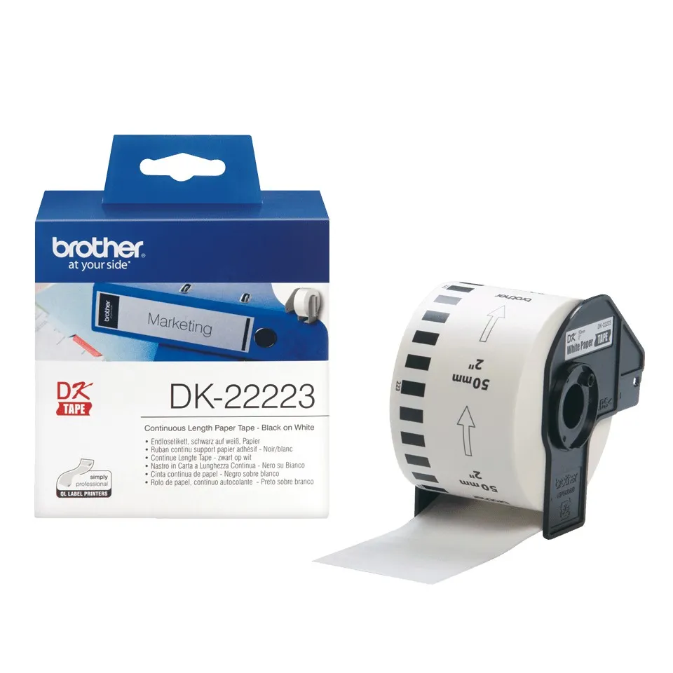 Brother DK-22223 etichetta per stampante Bianco - immagine 1
