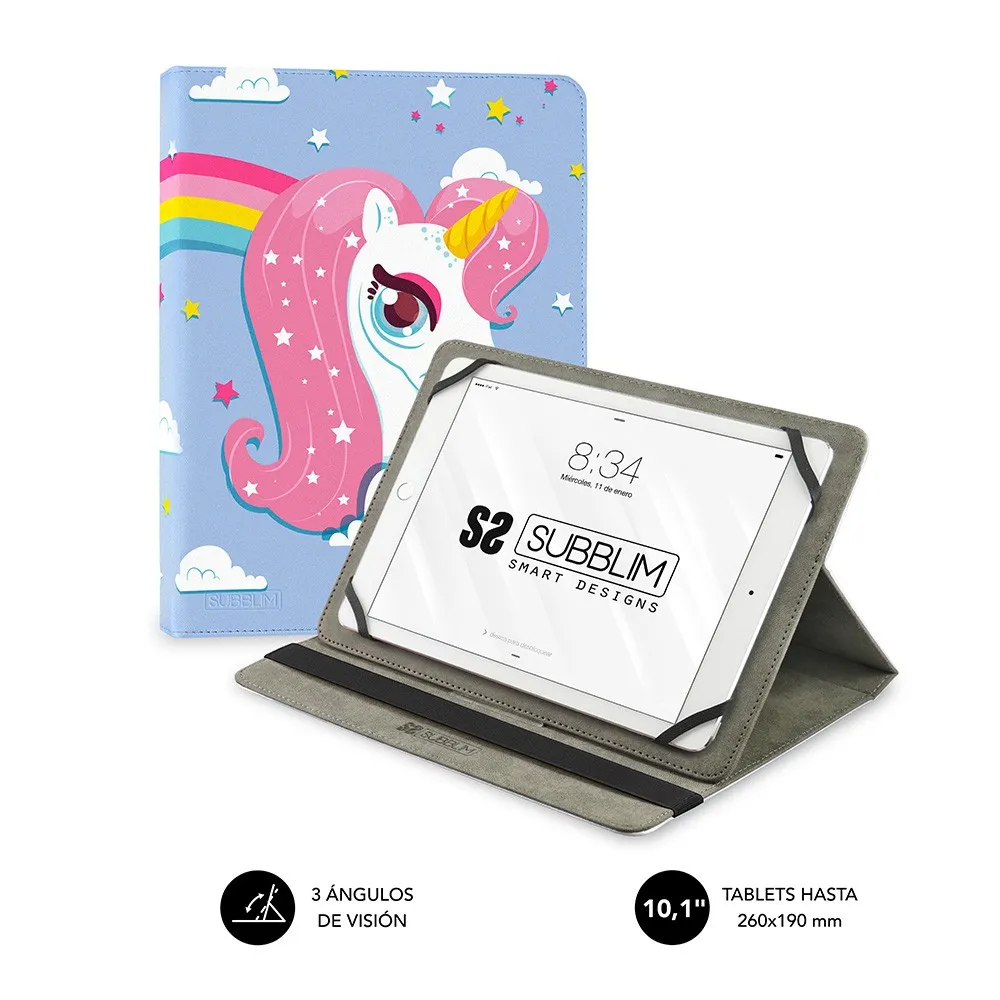 SUBBLIM SUB-CUT-4TC008 custodia per tablet 256 cm (10.1) Custodia a libro - immagine 1