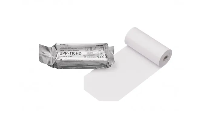 ORIGINALE Sony Carta Bianco UPP-110HD Carta termica Bobina 110mm x 20m - immagine 1