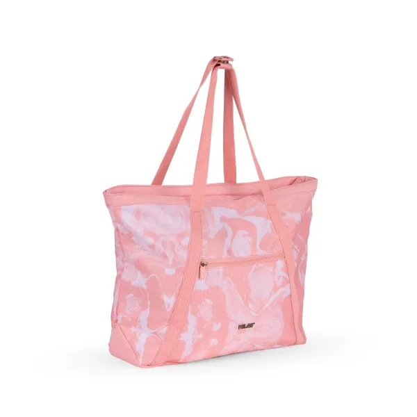 Borsa shopper Milan Lava Collection 185L - Grande capacità - Chiusura con cerniera - Dimensioni 52x36x3cm - Rosa - immagine 1