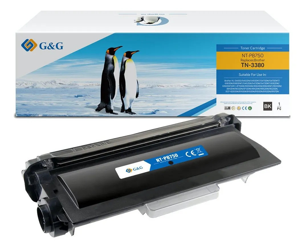 Toner G&G Br Tn3380 K 8000 Pag - immagine 1