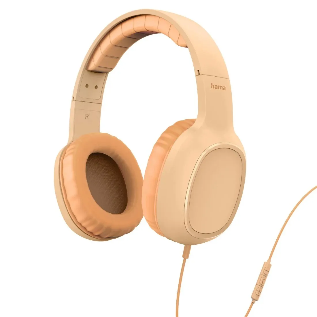 Hama Fun C Auricolare Cablato A Padiglione Musica e Chiamate USB tipo-C Arancione - immagine 1