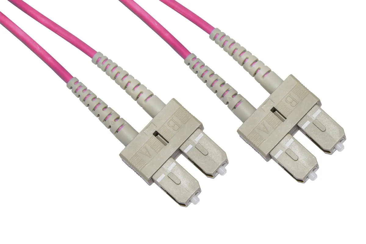 Cavo Fibra Ottica Sc A Sc Multimode Duplex Om4 50/125 Mt.10 - immagine 1