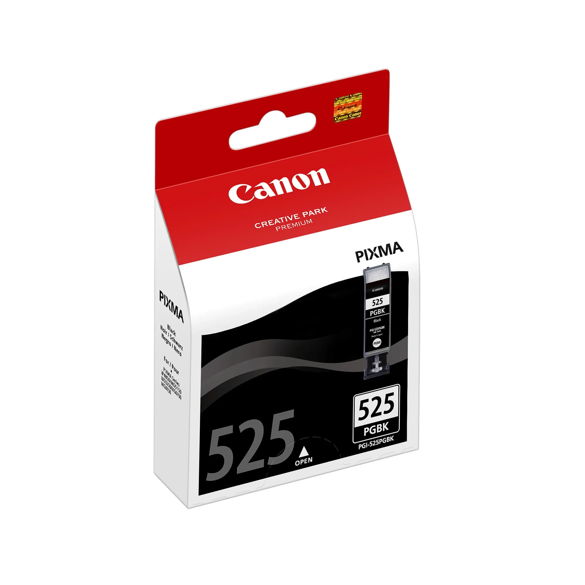 ORIGINALE Canon Cartuccia d'inchiostro nero PGI-525Pgbk 4529B001 341 pagine 19ml - immagine 1