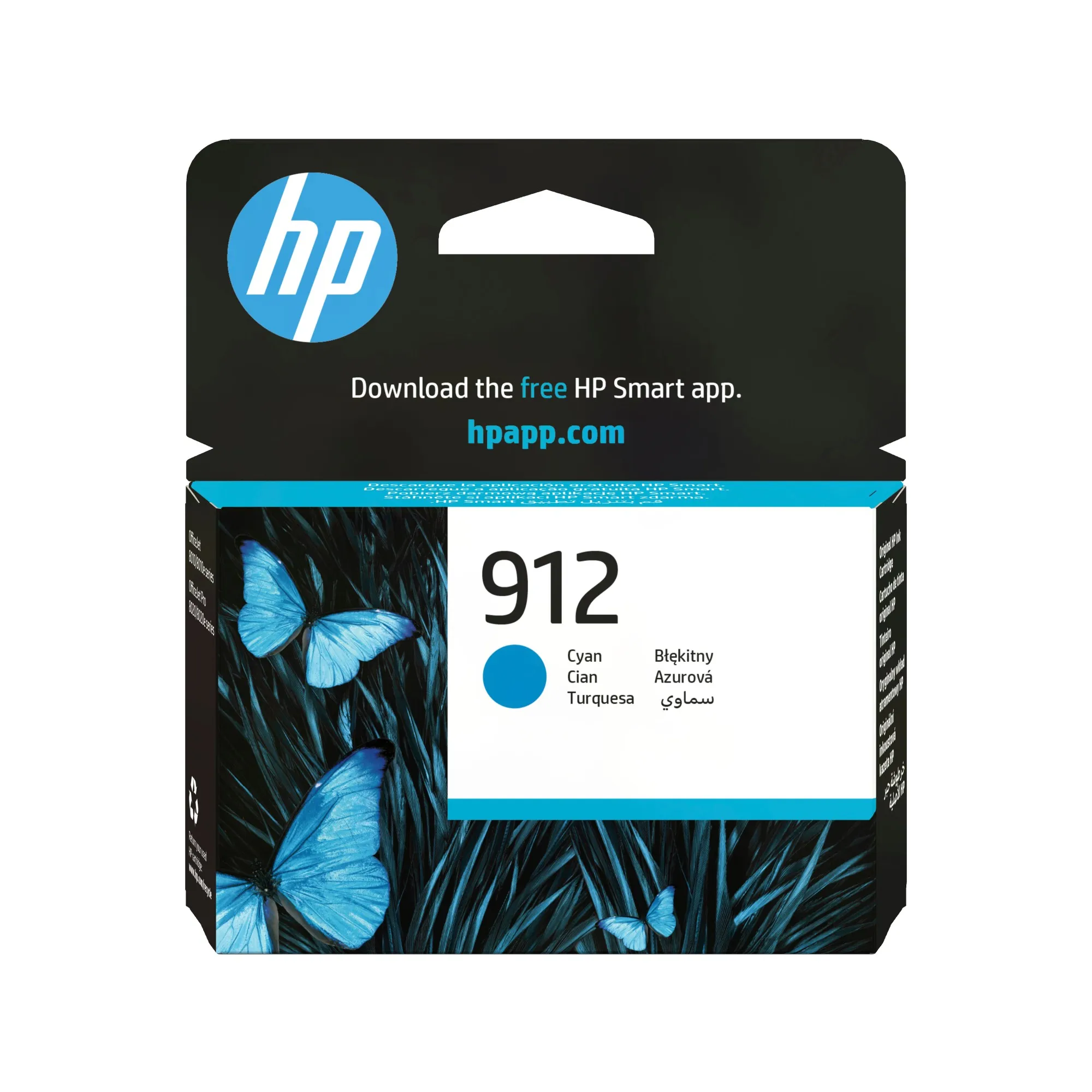 Hp Cart Ink Ciano912 - immagine 1