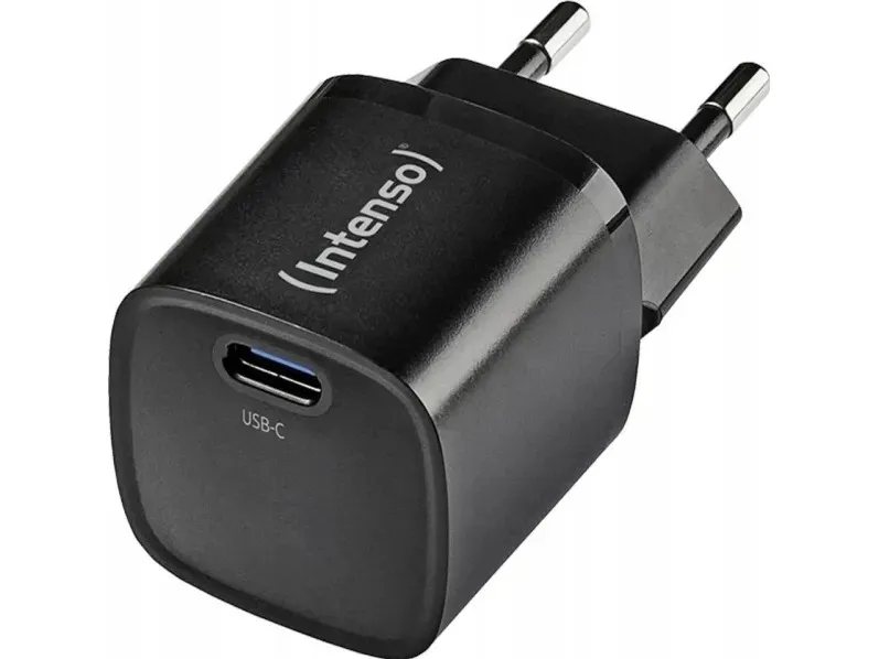 Intenso Alimentatore Fast 30W 1 Entrata Usb C Gan Nero - immagine 1