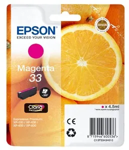 Epson Oranges Cartuccia Magenta T33 Claria Premium - immagine 1