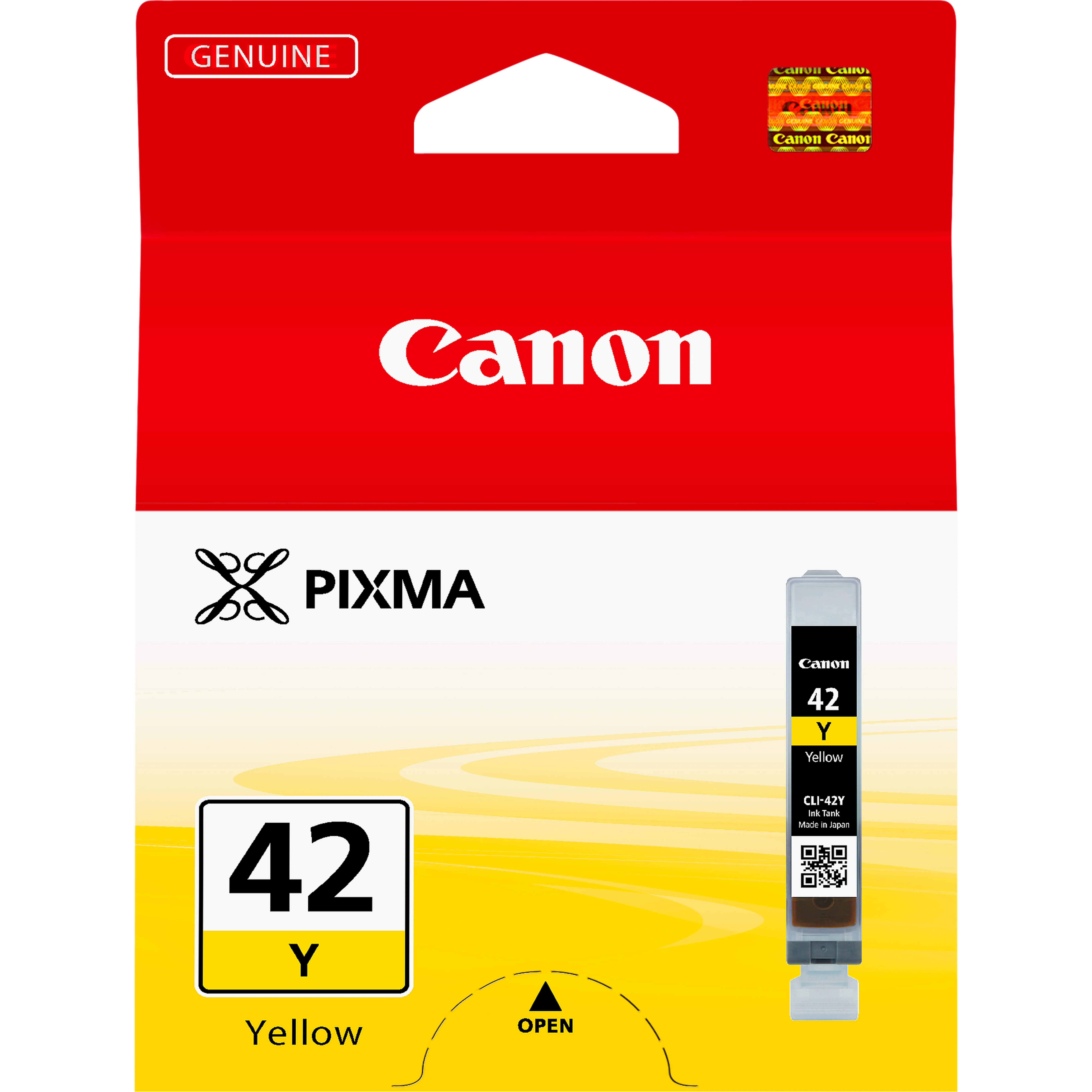 ORIGINALE Canon Cartuccia d'inchiostro giallo CLI-42y 6387B001 284 pagine 13ml - immagine 1