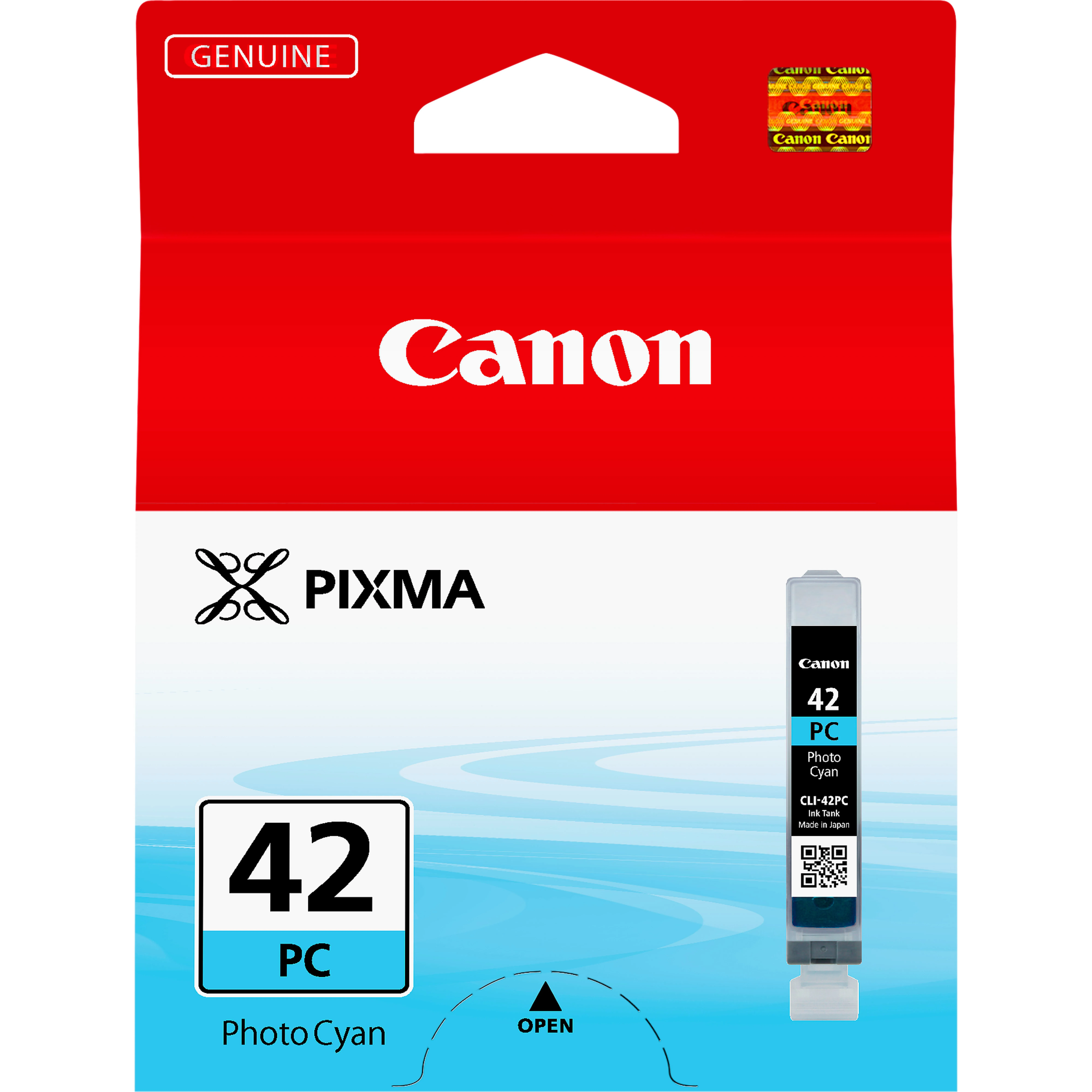 ORIGINALE Canon Cartuccia d'inchiostro ciano CLI-42pc 6388B001 292 pagine 13ml - immagine 1