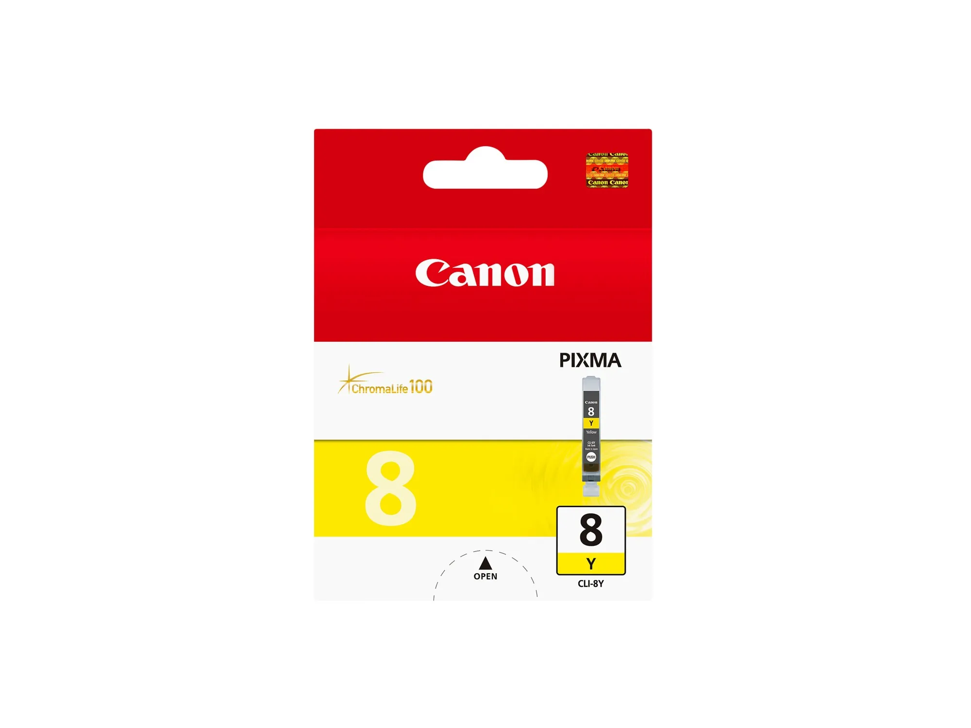 ORIGINALE Canon Cartuccia d'inchiostro giallo CLI-8y 0623B001 280 pagine 13ml - immagine 1