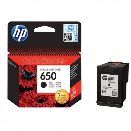 ORIGINALE HP Cartuccia d'inchiostro nero CZ101AE 650 360 pagine - immagine 1