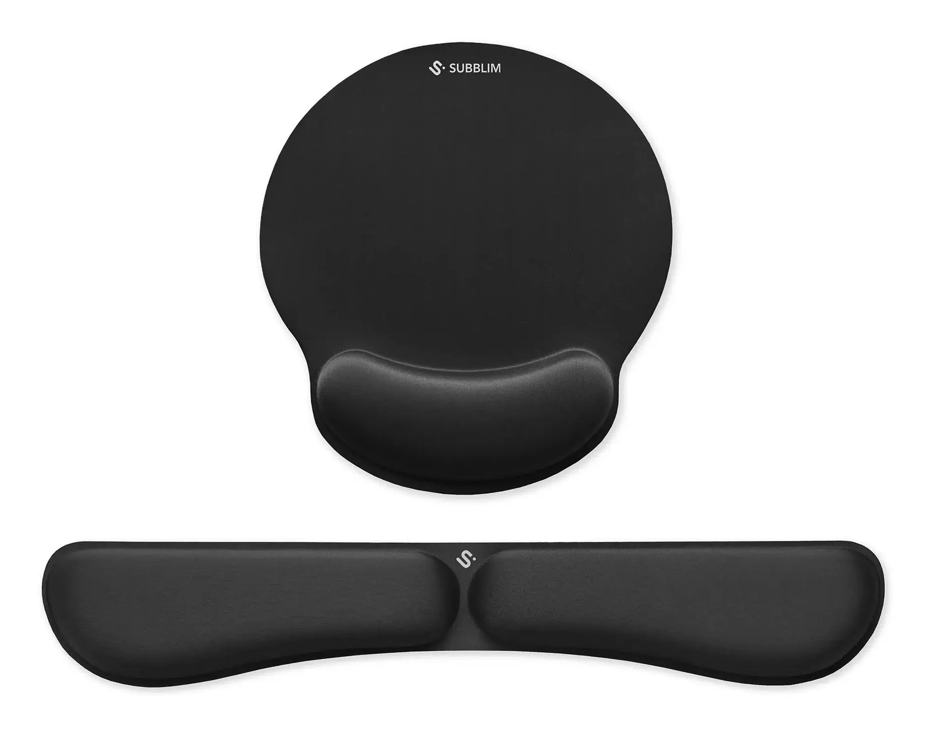 SUBBLIM SUBMP-04E020 poggiapolso Cotone Lycra Memory foam Poliuretano (PU) Nero - immagine 1