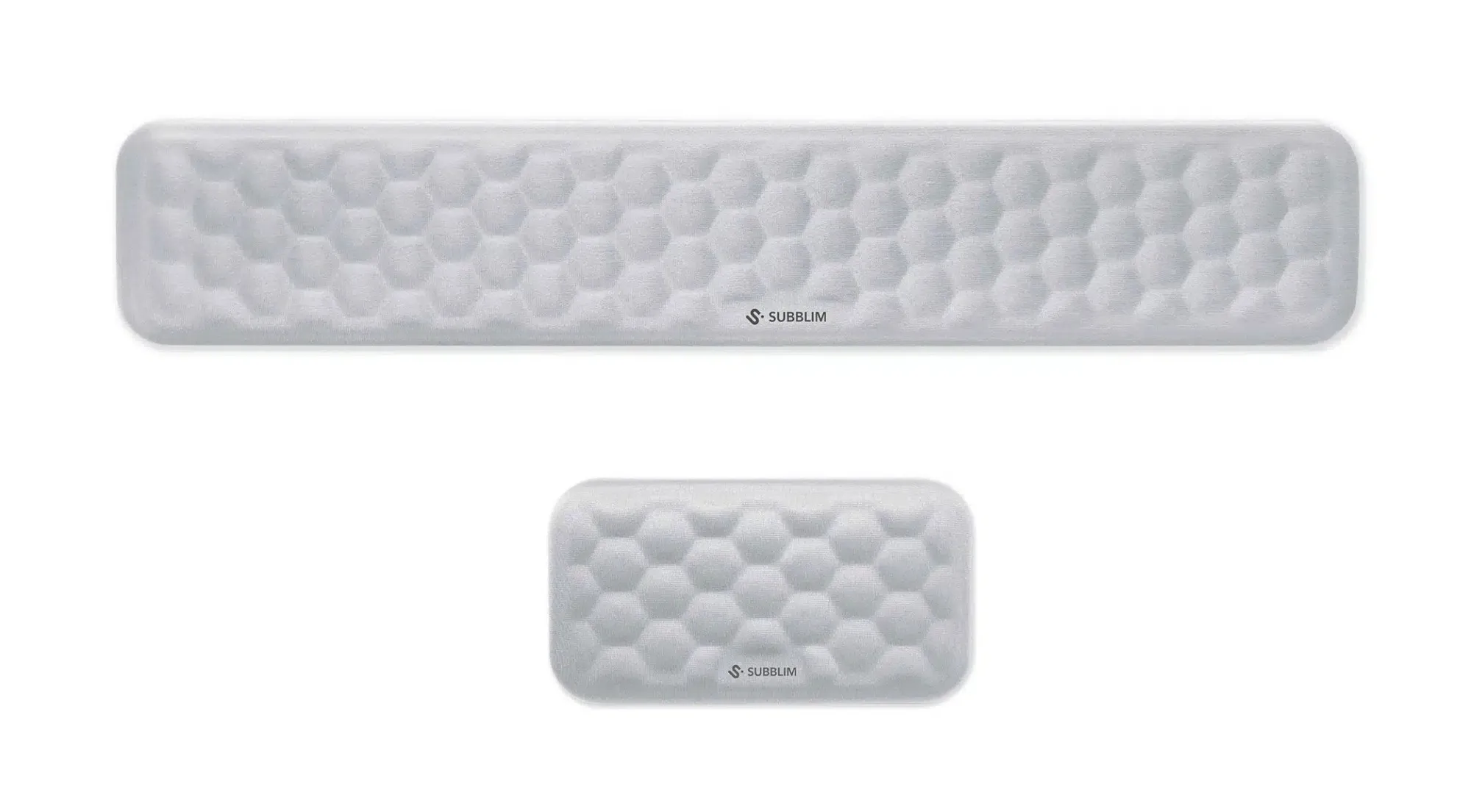 SUBBLIM SUBMP-04E011 poggiapolso Cotone Lycra Poliuretano (PU) Argento - immagine 1