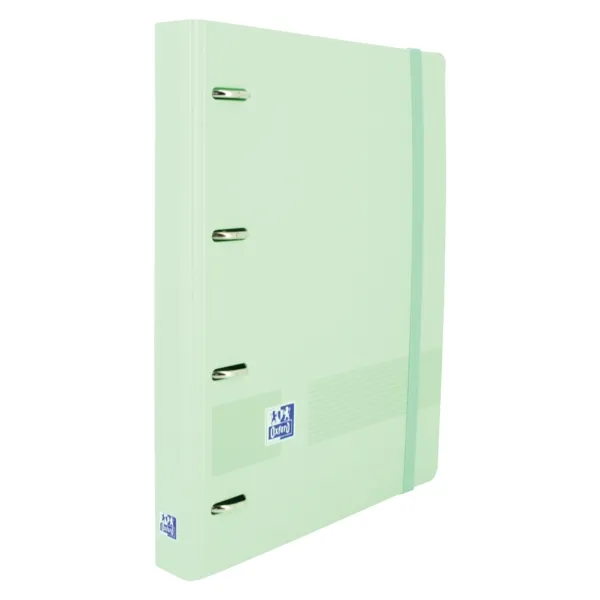 Raccoglitore Oxford Live & Go A4+ Polyfoam European - dorso 45 mm - anelli 4Dx35 mm - include ricarica 5x5 - verde - immagine 1